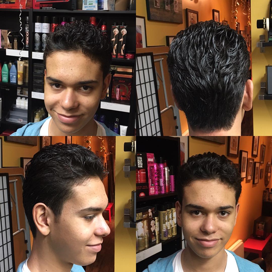 men-hair-curls - Yves Salon